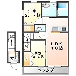 リーブルファイン則武本畠　2号棟