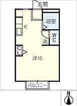 ハイライフＳＳ　Ａ棟  ｜ 岐阜県大垣市領家町2丁目（賃貸アパート1R・1階・23.00㎡） その2