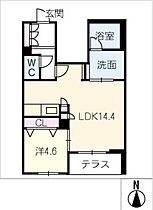 リオリエント　プレミアス  ｜ 岐阜県大垣市林町1丁目（賃貸マンション1LDK・1階・48.45㎡） その1