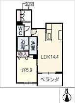 リオリエント　プレミアス  ｜ 岐阜県大垣市林町1丁目（賃貸マンション1LDK・2階・48.00㎡） その1