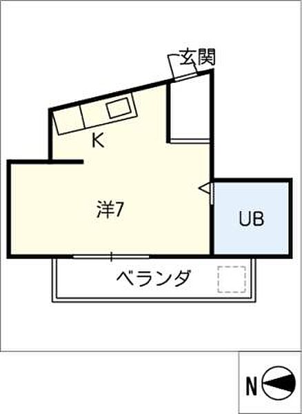 石福ビル ｜岐阜県大垣市丸の内1丁目(賃貸マンション1R・2階・19.00㎡)の写真 その2