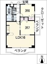 ＧＲＡＣＥ　ＡＱＴＲＥＥ975  ｜ 岐阜県大垣市三塚町（賃貸マンション2LDK・2階・66.45㎡） その2