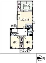 ＣＡＳＡ緑樹館  ｜ 岐阜県大垣市東前2丁目（賃貸マンション3LDK・3階・71.25㎡） その2