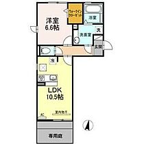 リュミエール・ソレール 103 ｜ 岐阜県各務原市蘇原早苗町88-2（賃貸アパート1LDK・1階・45.01㎡） その2