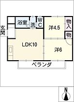 Ｔ－ＷＩＮＧ  ｜ 岐阜県各務原市蘇原希望町1丁目（賃貸マンション2LDK・3階・42.93㎡） その2