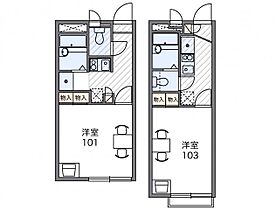 レオパレスＩＮＮ　オオタ 104 ｜ 岐阜県美濃加茂市太田町464-17（賃貸アパート1K・1階・20.14㎡） その2