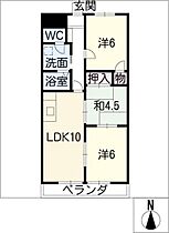 ラフィネ・ダイワ  ｜ 岐阜県可児市川合（賃貸マンション3LDK・5階・60.50㎡） その2