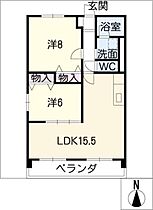 ハートフルマンションKAWABE  ｜ 岐阜県加茂郡川辺町石神（賃貸マンション2LDK・3階・60.80㎡） その2