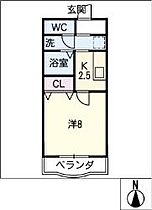 カノン本郷 103 ｜ 岐阜県美濃加茂市本郷町2丁目5-10（賃貸アパート1K・1階・28.00㎡） その2