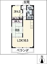 フォレストマンション  ｜ 岐阜県可児市土田（賃貸マンション2LDK・2階・60.50㎡） その2