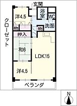 アーバンライフ蘇南  ｜ 岐阜県可児市今渡（賃貸マンション3LDK・1階・67.31㎡） その2