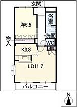 ステラマリス（ＳＴＥＬＬＡ　ＭＡＲＩＳ）  ｜ 岐阜県加茂郡坂祝町大針（賃貸アパート1LDK・2階・51.30㎡） その2