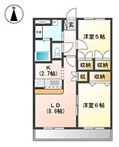 サンコーポ　塩河　Ａ  ｜ 岐阜県可児市塩河（賃貸アパート2LDK・2階・51.66㎡） その19