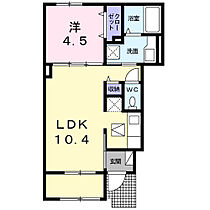 スプランドゥールV 102 ｜ 岐阜県可児市下恵土3035-1（賃貸アパート1LDK・1階・40.03㎡） その2