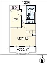 デュオグラート  ｜ 岐阜県可児市土田（賃貸マンション1LDK・2階・40.05㎡） その2