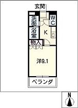 ラウム　Okurugi  ｜ 岐阜県可児市下恵土（賃貸マンション1K・3階・30.94㎡） その2