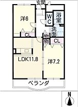 アーバン・ヒルズ  ｜ 岐阜県可児市今渡（賃貸マンション2LDK・4階・58.55㎡） その2