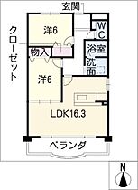 ハートフルマンション カンパーニュ  ｜ 岐阜県可児市土田（賃貸マンション2LDK・1階・64.00㎡） その2