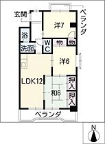 第2全並ビル  ｜ 愛知県名古屋市緑区鳴海町字小松山（賃貸マンション3LDK・3階・72.90㎡） その2