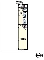 シャルム一つ山  ｜ 愛知県名古屋市天白区一つ山1丁目（賃貸アパート1K・2階・30.45㎡） その2