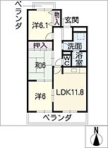 シティ・ライフ野並  ｜ 愛知県名古屋市天白区野並1丁目（賃貸マンション3LDK・4階・70.87㎡） その2