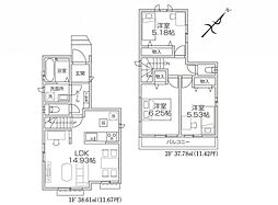 物件画像 所沢市和ケ原2丁目12期　新築分譲住宅全2棟A号棟　A号棟