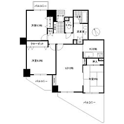 ネオステージ四ッ池公園 3LDKの間取り