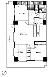 間取図画像 3LDK