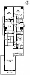 クレストテラス佐鳴台 4LDKの間取図画像