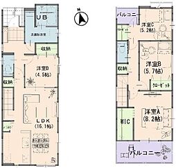 物件画像 万倍（備前西市駅）2階建て 4LDK 1号棟　1号棟