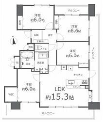ピュア藤原西町 4LDKの間取図画像