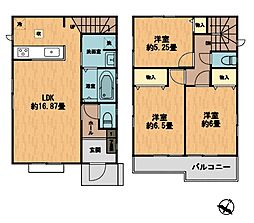 物件画像 天白区島田 3LDKリビングアップ階段