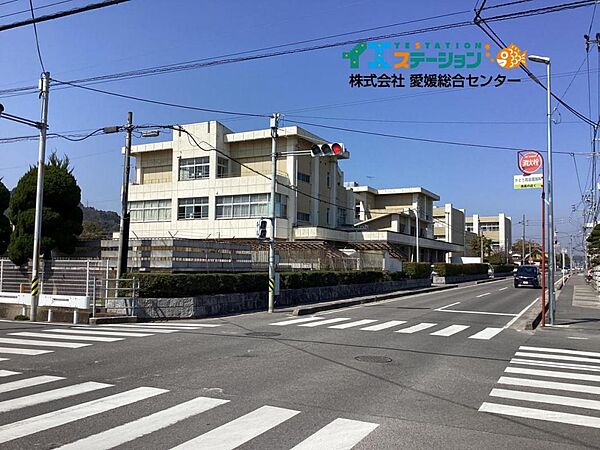 Beautiful mountainous landscape with colorful sky