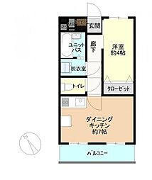 間取図画像 1DK