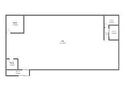 訓子府町栄町　店舗 id2461 ワンルームの間取り