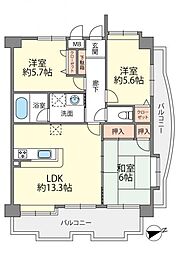 間取図画像 3LDK