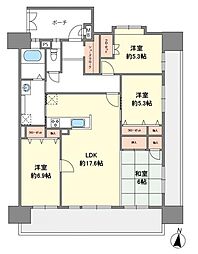 シティライフ朝倉街道駅 4LDKの間取図画像