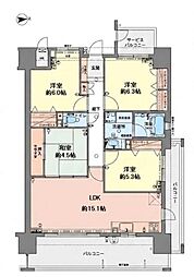 エバーライフ博多南弐番館 4LDKの間取図画像
