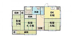 国分名波町2152番2 3DKの間取り