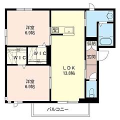 物件の間取り