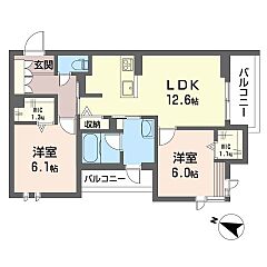 物件の間取り