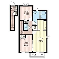 物件の間取り