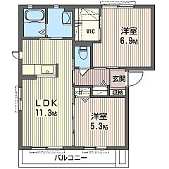物件の間取り