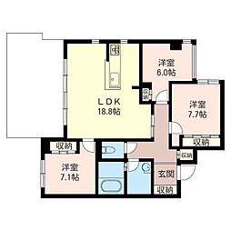 間取図画像 3LDK