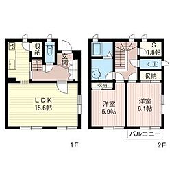 間取図画像 2SLDK