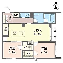 物件の間取り