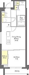プライムメゾン下北沢 1LDKの間取図画像