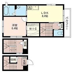 ステラ 1LDKの間取図画像