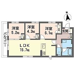 物件の間取り