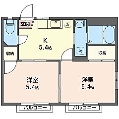 物件の間取り